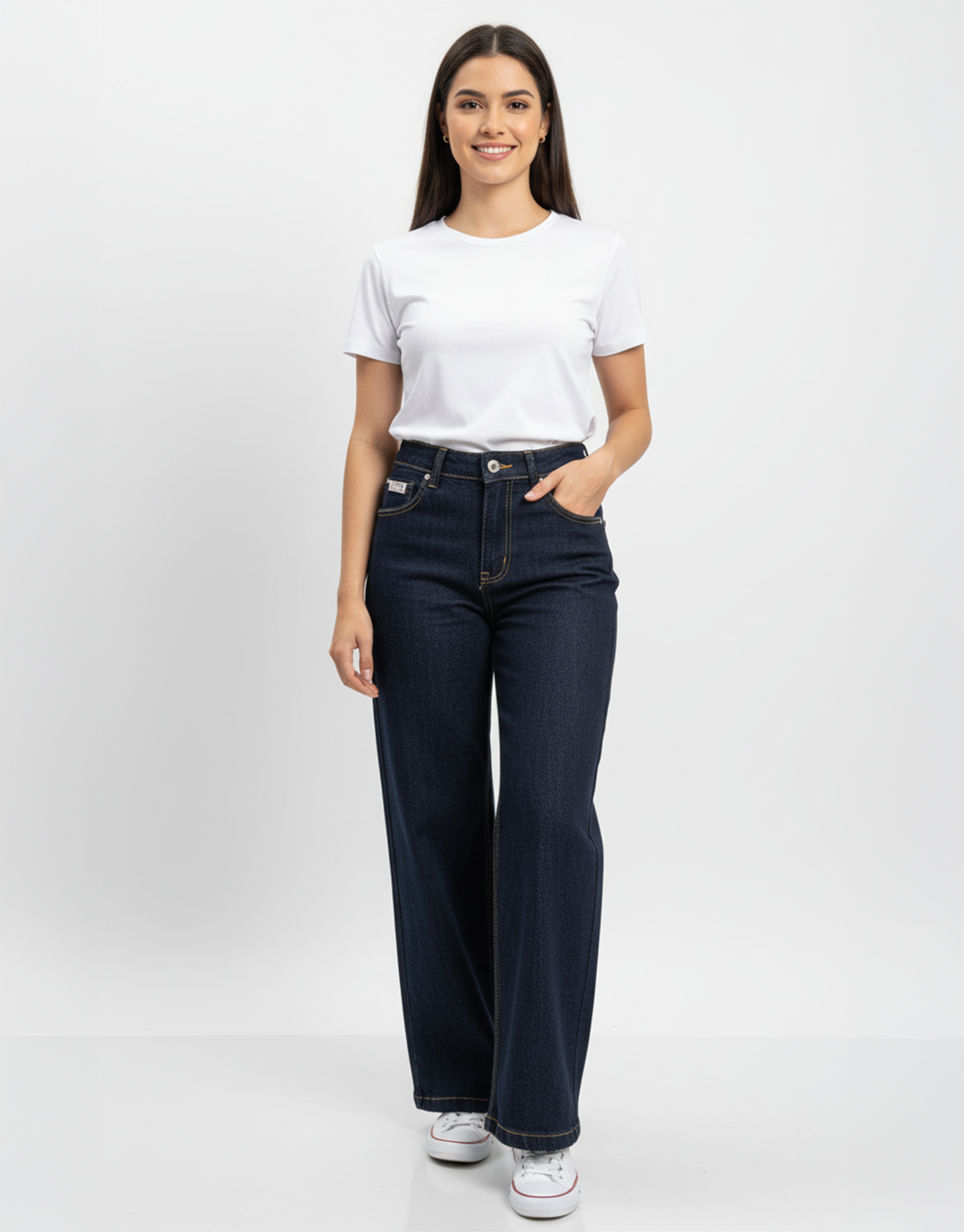 JEANS ANCHO TALLA 8