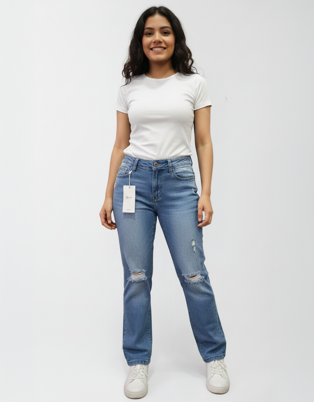 JEANS BOTA TUBO TALLA 8
