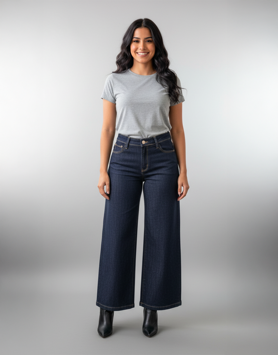 JEANS ANCHO TALLA 8