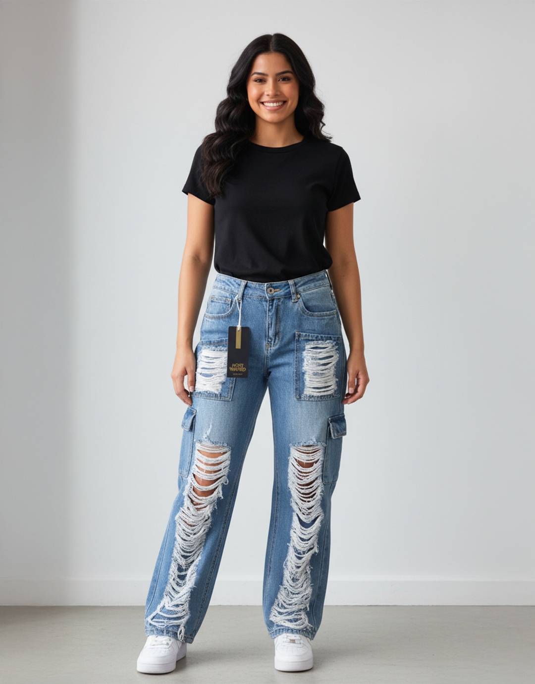 JEANS BOTA ANCHA TALLA 10