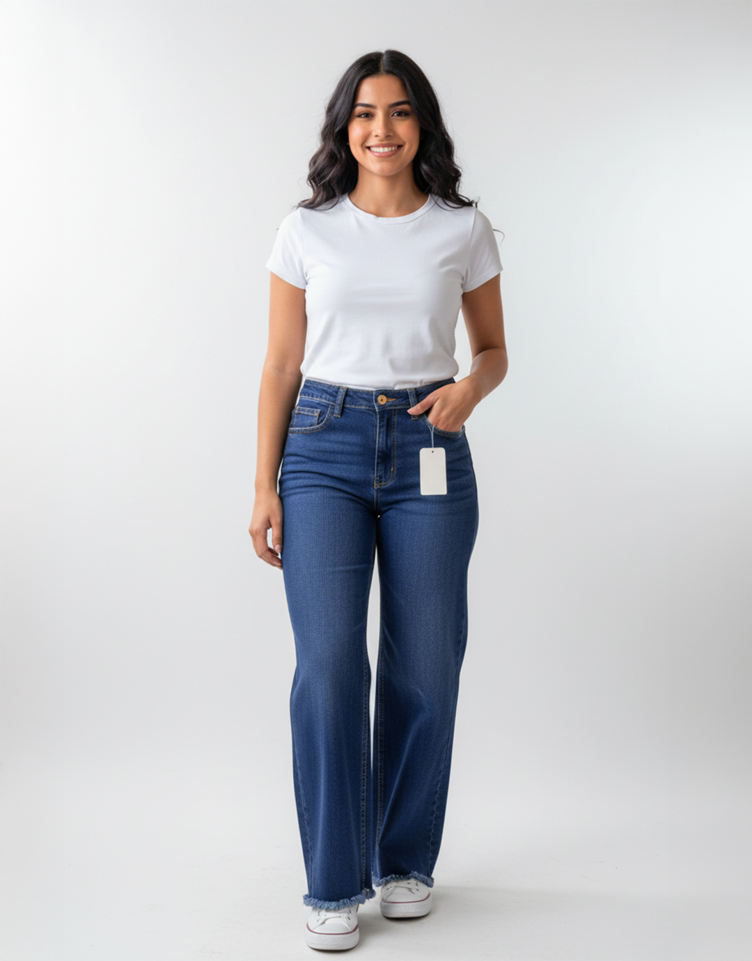 JEANS ANCHO TALLA 8