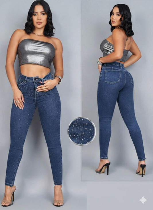 JEANS SKINNY TALLA 8