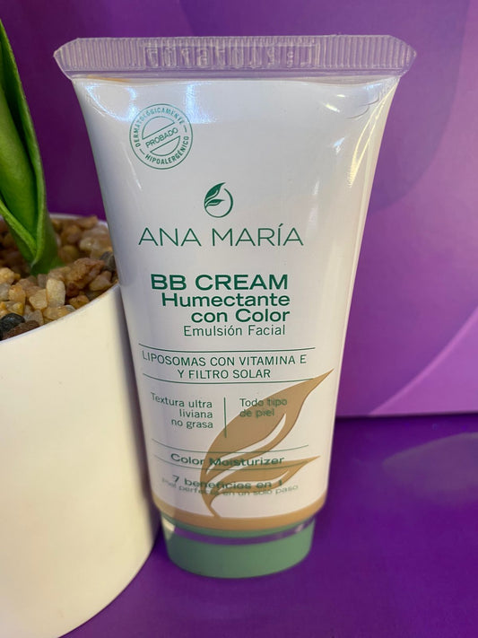 BASE CREMA HUMECTANTE CON COLOR ANA MARIA