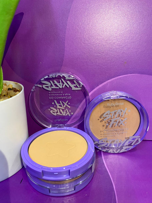 POLVO COMPACTO STAY FIX RUBY ROSE TONO MEDIUM 5